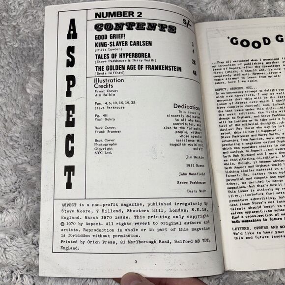 1970 Aspect Number 2 Comic Book Graphic Novel 3 Stories Super Rare! - Picture 7 of 7
